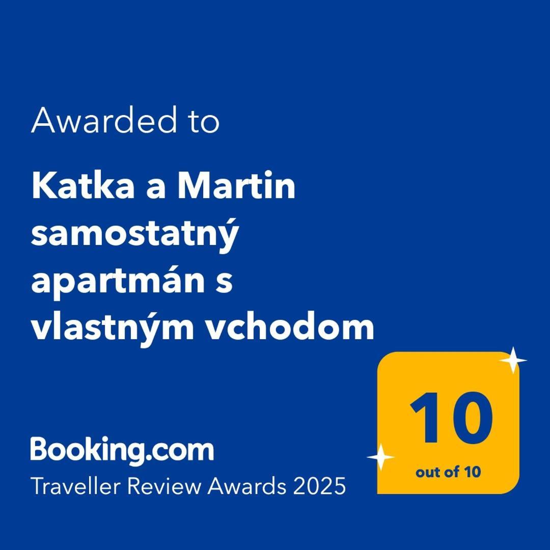 Katka A Martin Samostatny Apartman S Vlastnym Vchodom Liptovský Mikuláš Eksteriør billede